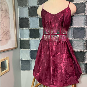 Vintage Maroon Slip Dress